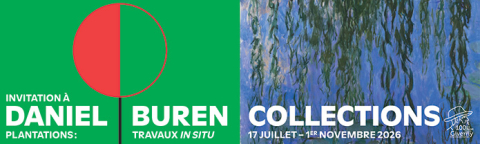 Exposition "Invitation à Daniel Buren Plantations, travaux in situ, 2026"